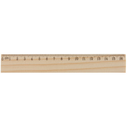 Træ linealer 20cm, 8616A11