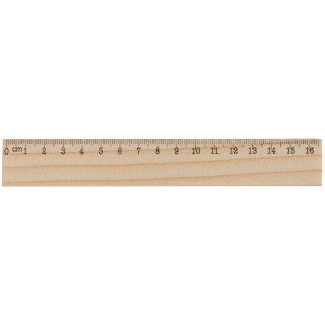 Træ linealer 20cm, 8616A11