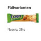 Müslibar ned chokolade, 25 gram