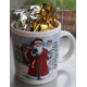 Porcelænkrus med julemotiv