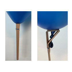 Ballon plast bærepind