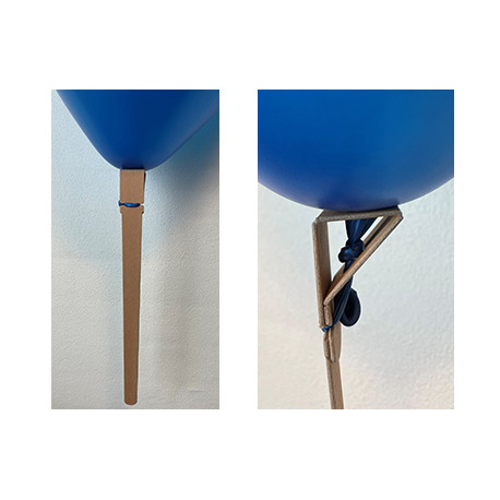 Ballon plast bærepind