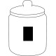 Bolcheglas 1 ltr, | Bolsjeglas