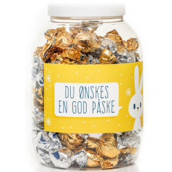 Påskegave glas med 385-400g marcipanæg 52014A33