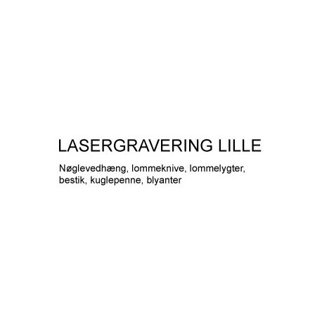 Lasergravering pris i Danmark