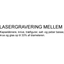 Lasergravering mellem