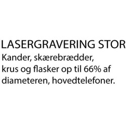 Lasergravering spækbrætter, vaser, skåle