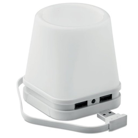 Lampe med USB hub med 4 udgange, 9317A30