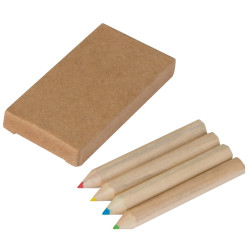 6 stk farveblyanter i æske