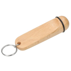 Hotel nøglevedhæng i bøg med logo 01911014A10