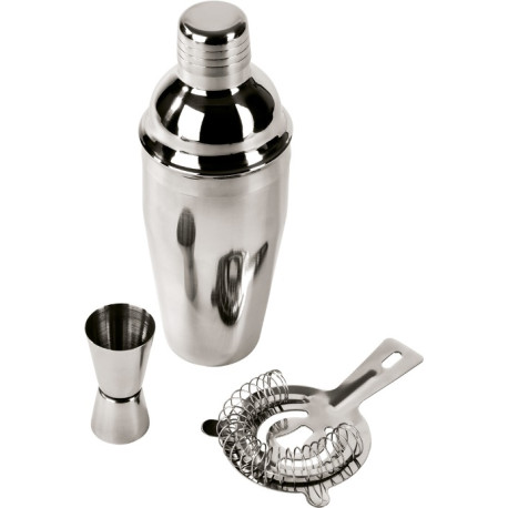 Rustfrie cocktail shakere 300ml. Str. 19xØ7,2cm.