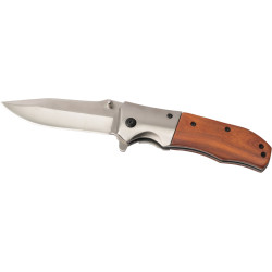 Hunter Jagtknive rustfri stål/træ, med bælteclip 301139A09