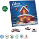 Julekalender Lindt chokolade 210x210x14mm tafa89