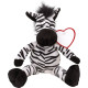Plys zebra ca 30x12x10cm, 
