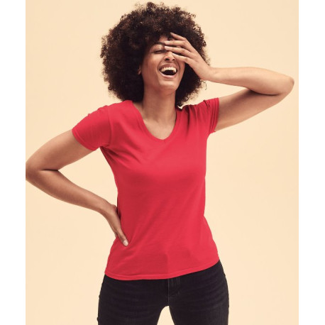 Fruit of the loom V-halset t-shirt
