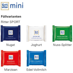 Ritter Sport mini chokolade 57x50x10mm