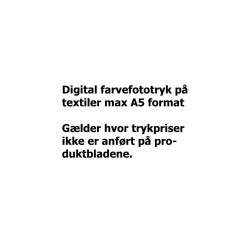 Digitale farvefototryk på tekstiler. BACH PROMOTION er kendt for flotte tryk