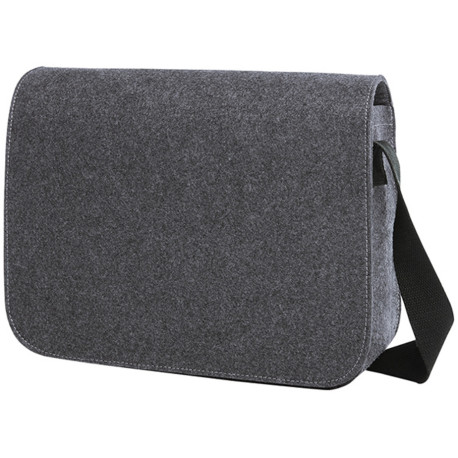 Filt skuldertasker 31x24x11cm