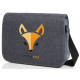 Filt skuldertasker 31x24x11cm, 1813066