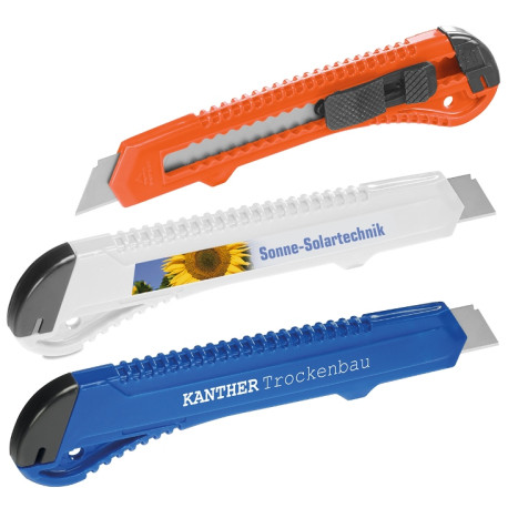 Store hobbyknive med farvefoto. Hver gang hobbyknivene ses, ses Jeres reklame