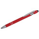 Aluminium kuglepenne med stylus funktion 110221A09
