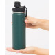 Dobbeltvæggede stål drikkedunke 1 ltr 0304598A09