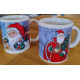Porcelænkrus med julemotiv