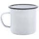 Nostalgiske metal krus, 380 ml.