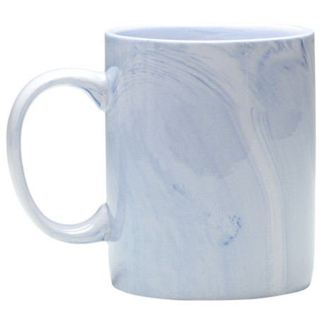 Marmoriserede blå keramik krus 641121A120