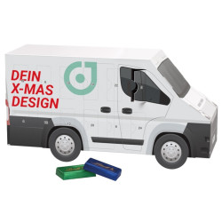 Varevogn julekalender med Lindt chokolade