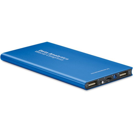 Power banks 8000mAh med eller uden logo reklame tryk