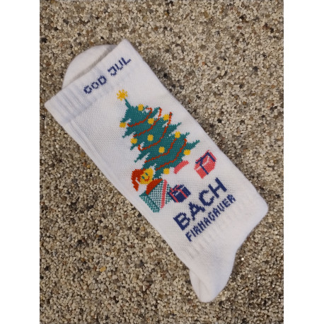 Hammerum strømpen med indstrikket logo 101A415