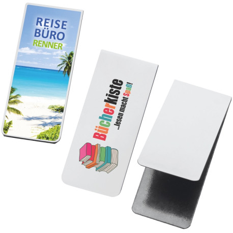 Magnetiske bogmærker med farvefoto er langvarige reklameformidlere