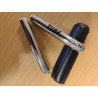 Cylinderlighter i læderetui