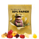 Frugtgummi bamser15g, 30% frugtsaft. I poser med farvefoto af Jeres produkter mm.