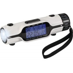 Lampe m/verdensur + termometer