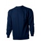 Sweatshirt med rund hals