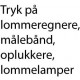 Trykpris lommeregnere, målebånd
