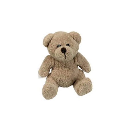 Blød plys bamse, 10x8 cm, 32 gram
