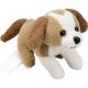 Blød plys hund, 8x8cm, 27,5 gram,
