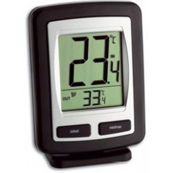 Inden -og udendørs termometer