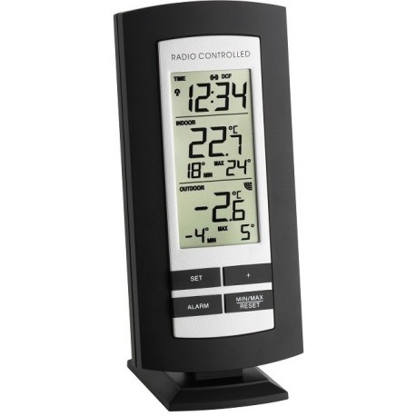Inden -og udendørstermometer