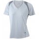 Dame løbe t-shirt med v-hals
