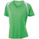 Dame løbe t-shirt med v-hals