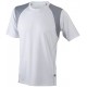 Herre løbe t-shirt med v-hals