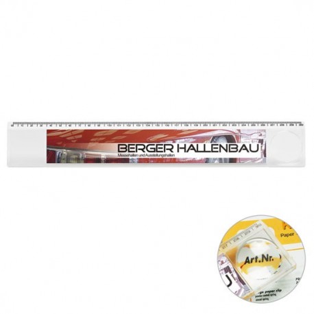 Lineal 30 cm med lup