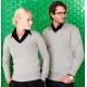 Clique sweater med V-hals