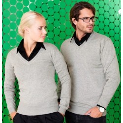 Clique sweater med V-hals