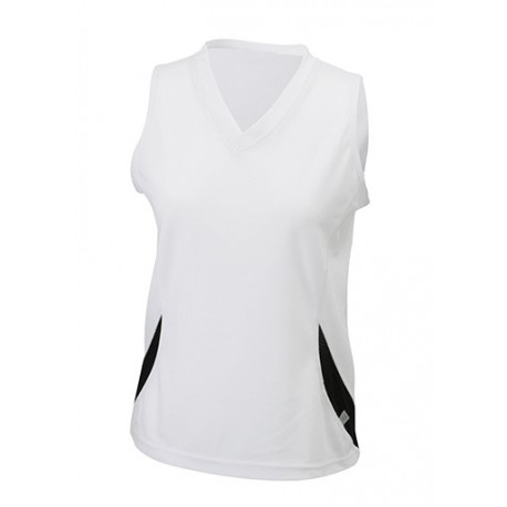 Dame løbe tanktop med logo