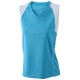 Dame løbe tanktop med logo tryk